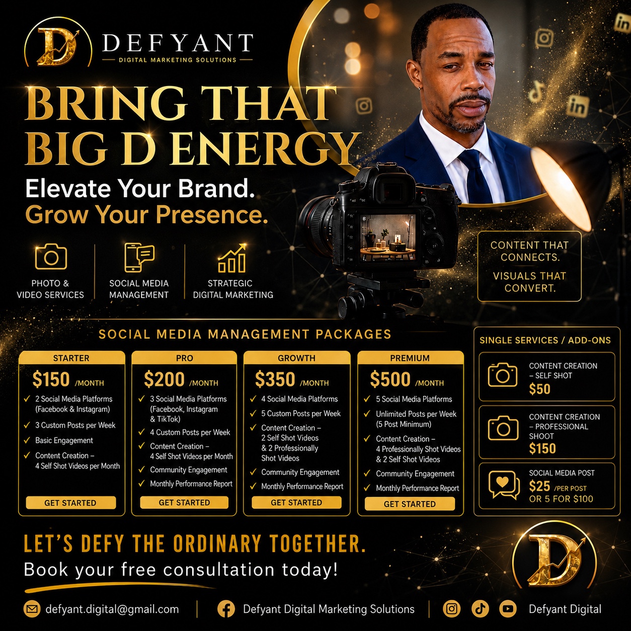 Defyant Digital Marketing Solutions Packages