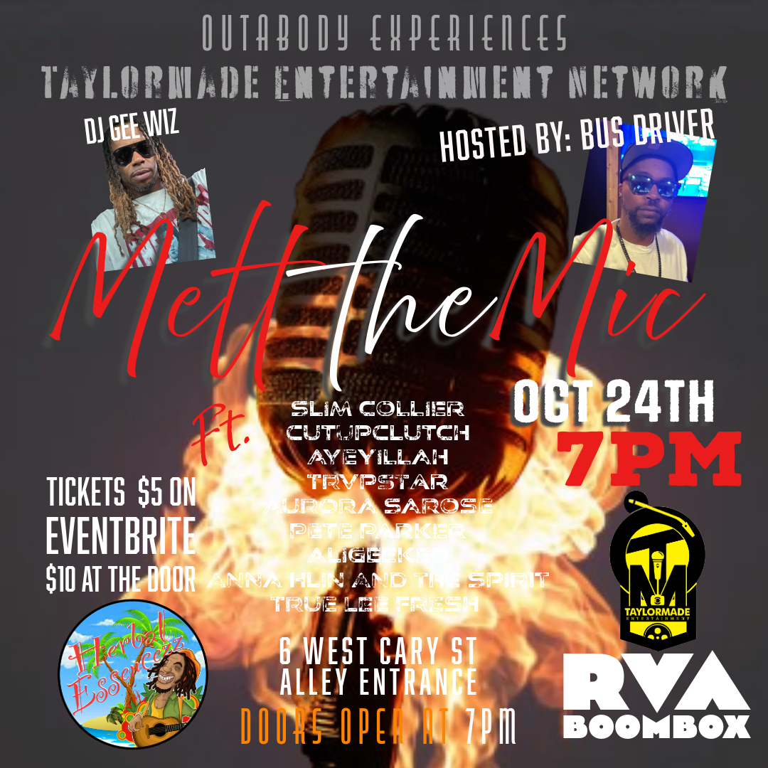 Entertainment network event flyer