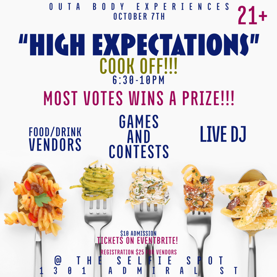 High Expectations cook off flyer