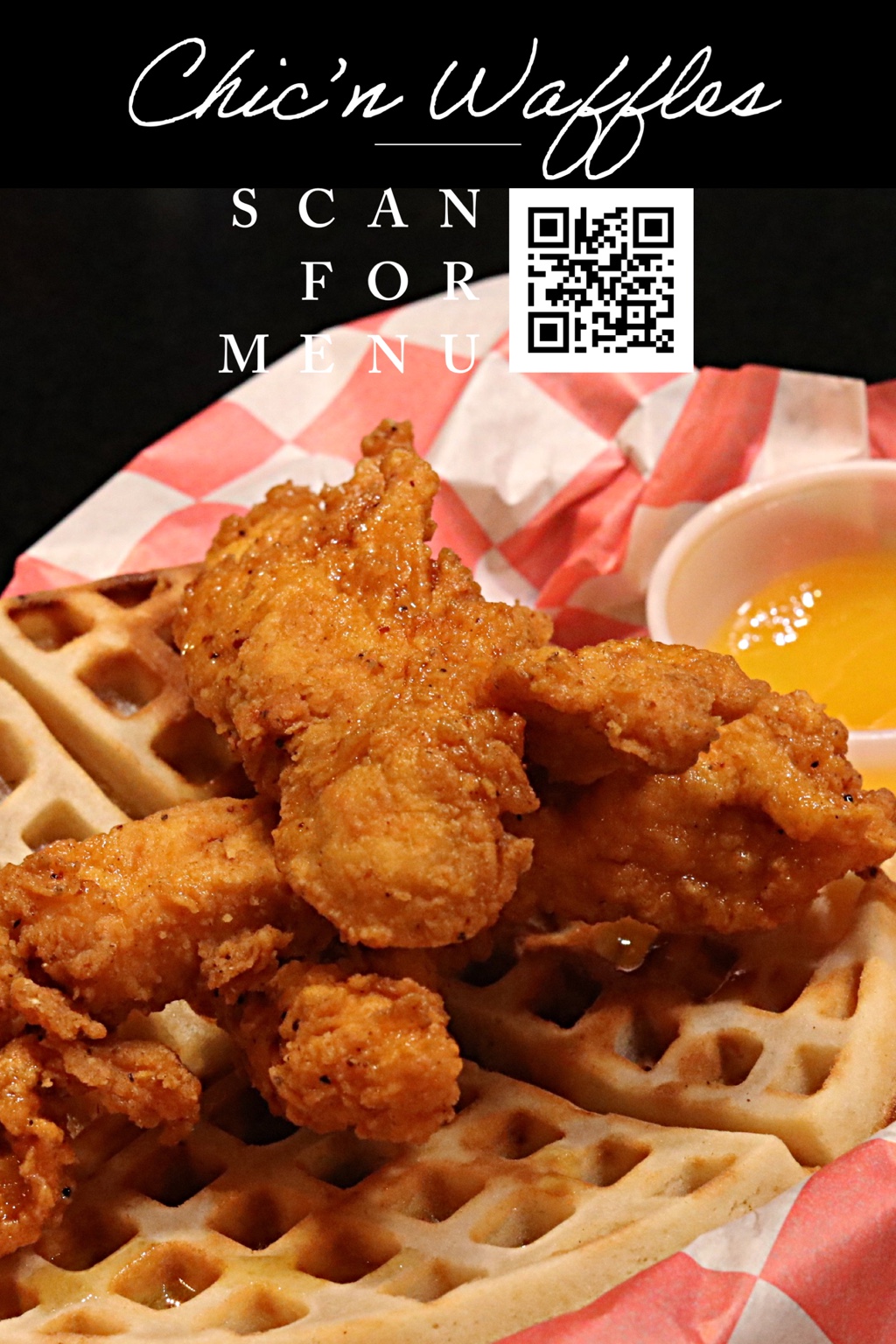 Restaurant QR menu ad