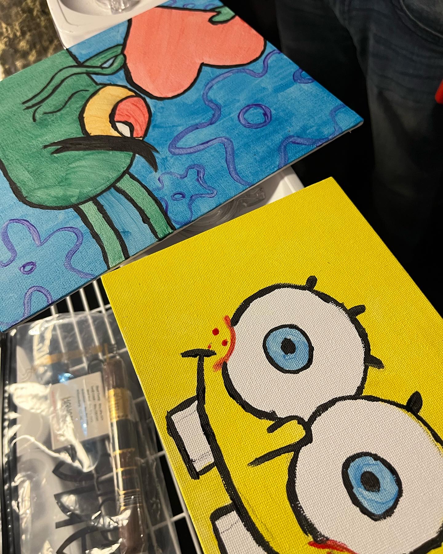 Outa Body Experiences paint event photo