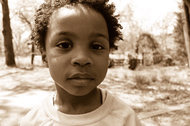 Sepia portrait photography